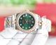 AAA replica Rolex Datejust green face rose gold two-tone stainless steel Citizen mechanical watch (4)_th.jpg